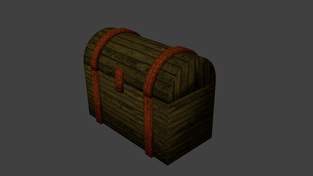 Old wooden chest preview image 1